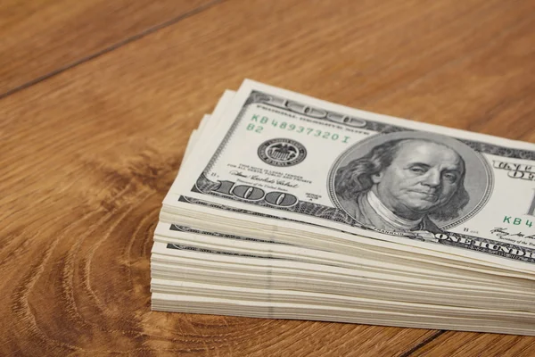 One Hundred Dollar Bills — Stock Photo, Image