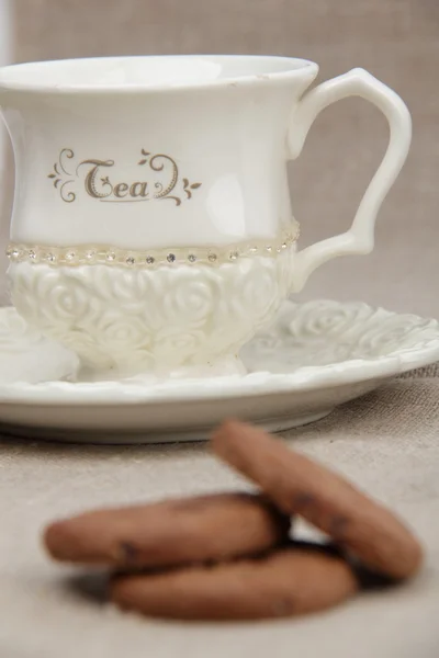 Tea and cookies — Stock Photo, Image