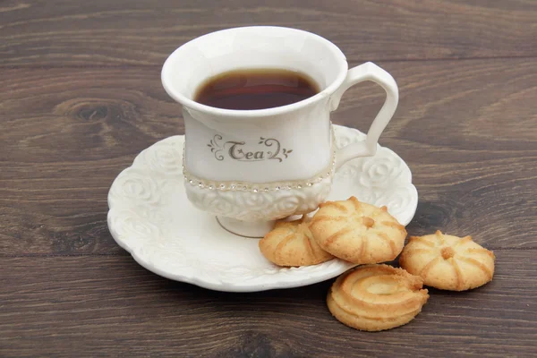 Tea and cookies — Stock Photo, Image