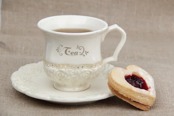 Tea and cookies — Stock Photo, Image