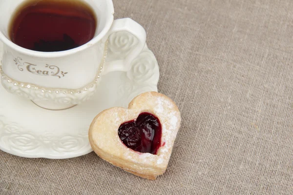 Tea and cookies — Stock Photo, Image