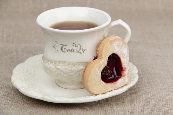 Tea and cookies — Stock Photo, Image