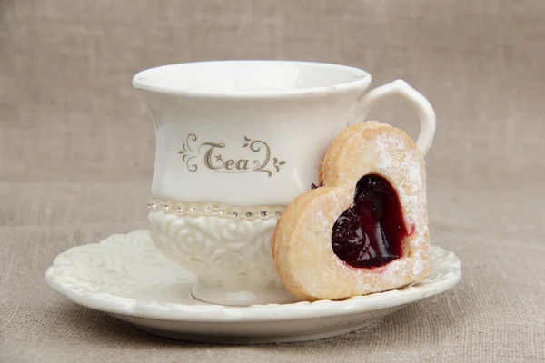 Tea and cookies — Stock Photo, Image