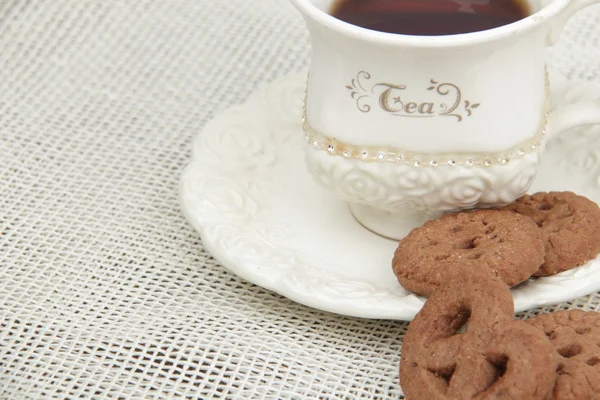 Tea and cookies — Stock Photo, Image