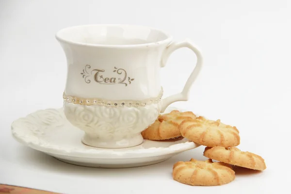 Чай і печиво — стокове фото