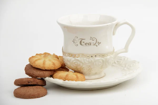 Thé et biscuits — Photo