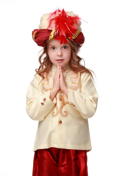 Girl as a sultan — Stock Photo, Image