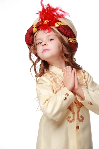 Girl as a sultan — Stock Photo, Image