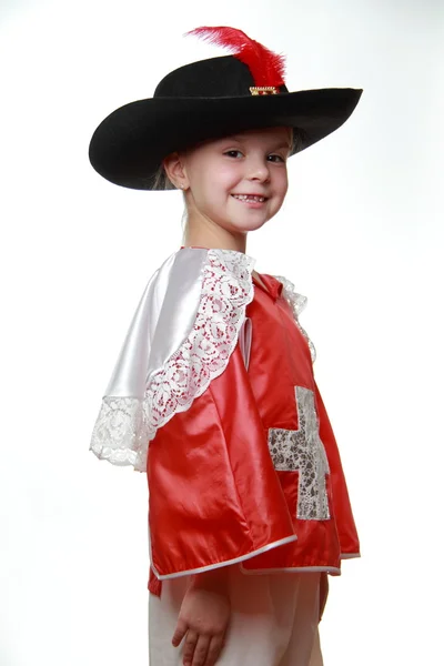 Menina como um príncipe — Fotografia de Stock