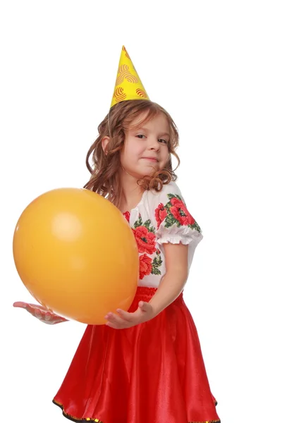 Party funny ukrainian girl — Stock Photo, Image