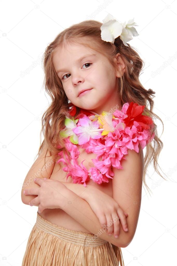 Hawaiian Hula Dancer Girl Stock Photo by ©Mari1Photo 17843317