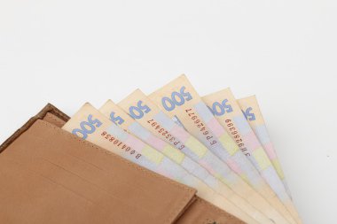 Deri çanta para ile