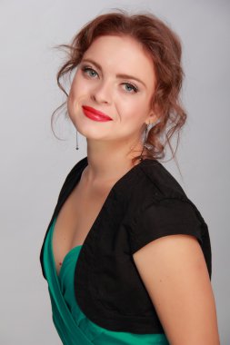 güzel bir kadın üzerinde Abiye