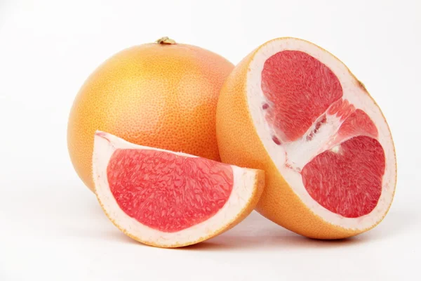 Grapefruit on a white background. — Stock Photo, Image