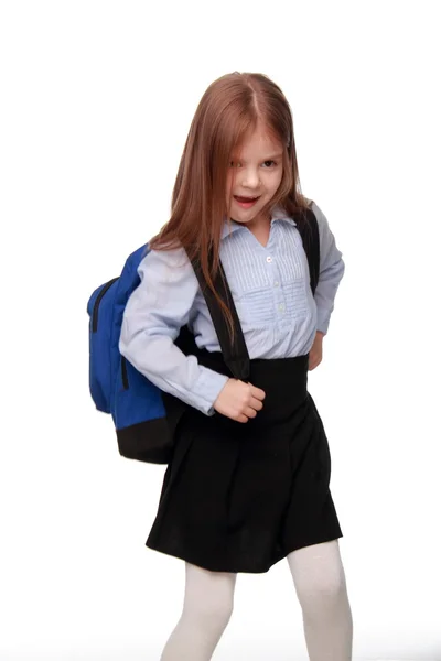 Iskolás a hátizsák — Stock Fotó