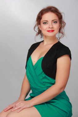 güzel bir kadın üzerinde Abiye