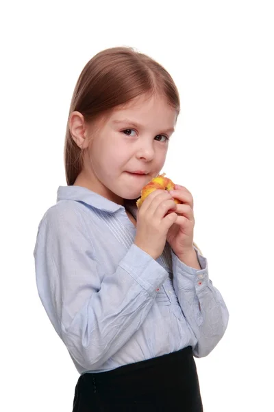 Kaukasische Schulmädchen Porträt — Stockfoto