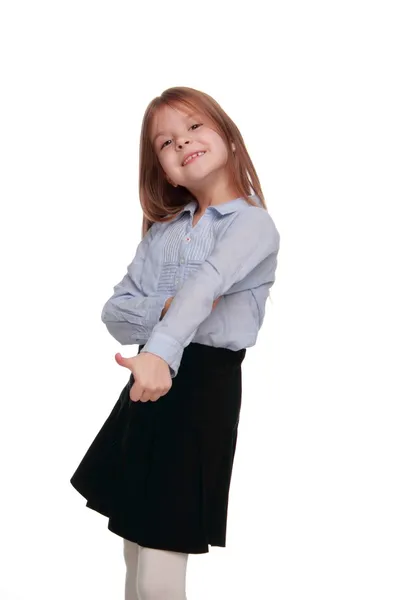 Little schoolgirl — Stock Photo, Image