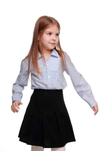 Little schoolgirl — Stock Photo, Image