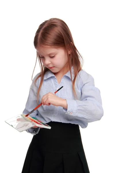 Painting child — Stock Photo, Image