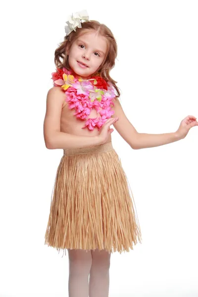 Hawaiian Hula Dancer Girl — Stock Photo, Image