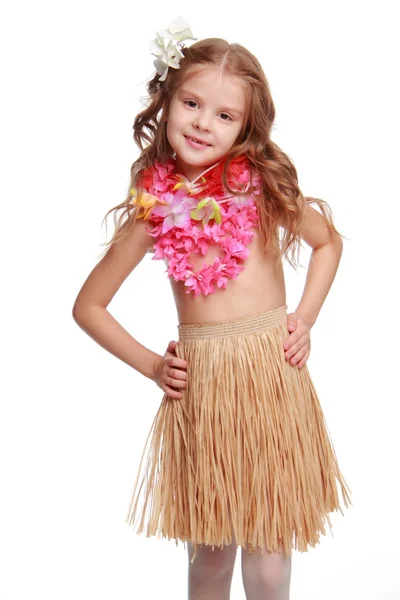 Hawaiianische Hula-Tänzerin — Stockfoto