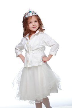 taç, küçük tatlı kız