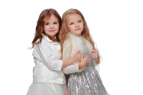 Jul små flickor — Stockfoto