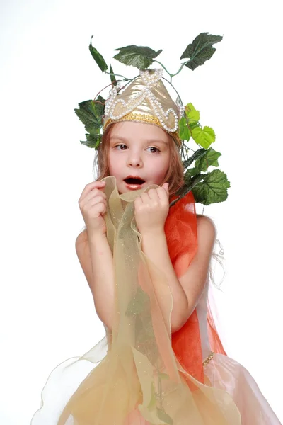Güzel Abiye, küçük kız — Stok fotoğraf
