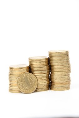 bir Ukraynalı hryvnia sikke ulusal para Ukrayna