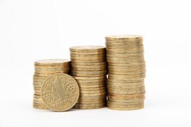 bir Ukraynalı hryvnia sikke ulusal para Ukrayna