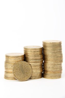 bir Ukraynalı hryvnia sikke ulusal para Ukrayna