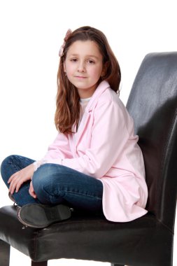 küçük kız giyim gülümsemek