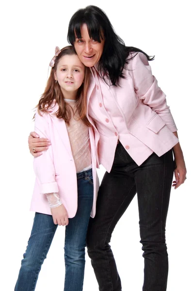 Cheerful daughter and mother — Stock Photo, Image