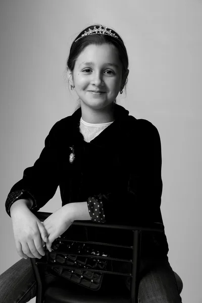 Portrait of smiling little girl — Stock Photo, Image