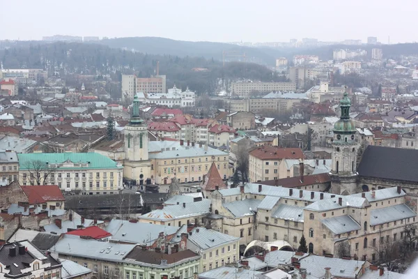 The roofs of Lviv, Ukraine — Stock Photo, Image