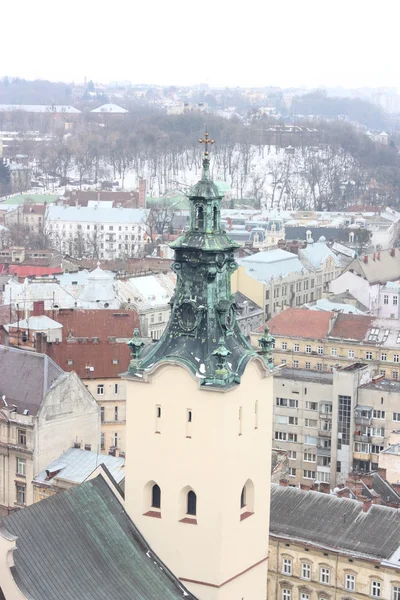 Vista aérea de Lviv — Foto de Stock