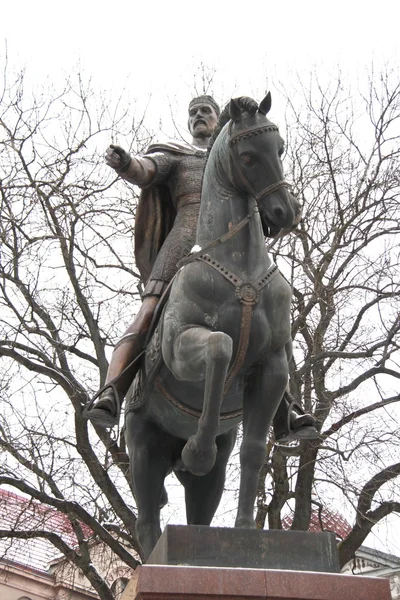 Monument till kung daniel i Galicien — Stockfoto