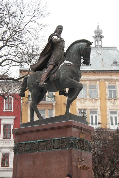 Pomnik króla daniel Halicki — Zdjęcie stockowe