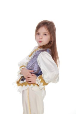 Güzel kıyafet, sevimli küçük kız