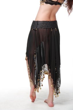 oryantal dans Doğu elbiseli genç ve güzel kız