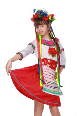 Ukrayna kostümlü kız