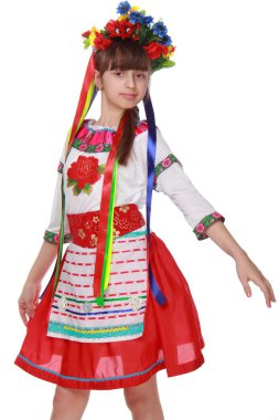 Ukrayna kostümlü kız