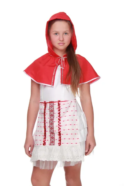 Girl in a beautiful fancy dress — Stock Photo, Image