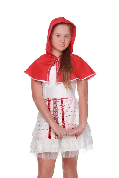 Young girl in a fancy dress — Stock Photo, Image