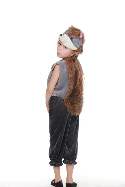 Γοητευτικό μικρό κορίτσι σε ένα κοστούμι Καρναβάλι — Φωτογραφία Αρχείου