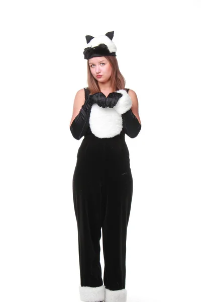 Ragazza in costume Immagine Stock