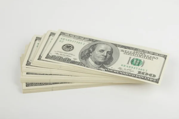 Pack of one hundred dollars — Stock Photo, Image