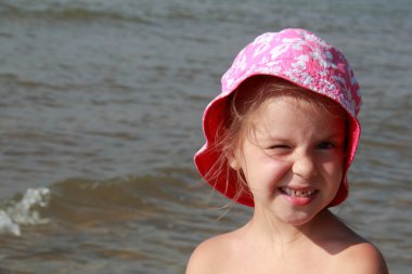 Şirin küçük kız.