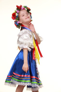Şirin küçük kız.